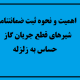 نحوه ثبت ضمانتنامه شیر حساس به زلزله